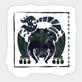 Monster Hunter World - Black Diablos Sticker